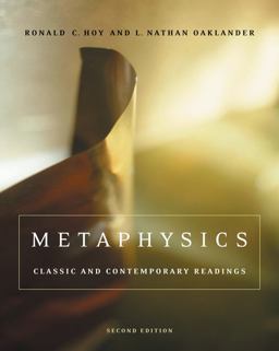 Metaphysics Classic and Contemporary Readings 2nd 9780534641344 Front Cover