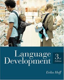 Language Development 3rd 9780534641702 Front Cover