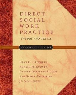 Direct Social Work Practice Theory and Skills 7th 9780534644581 Front Cover
