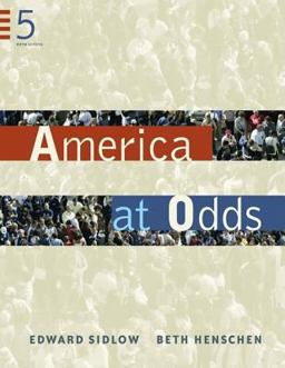 America at Odds 5th 9780534647599 Front Cover