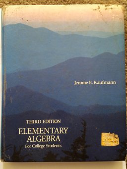 Elementary Algebra For College Students