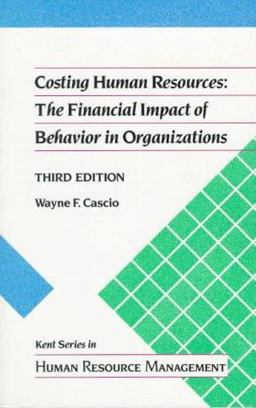 Costing Human Resources 3rd 9780534919382 Front Cover