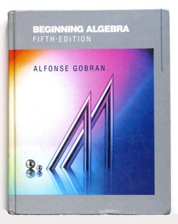 Beginning Algebra 5th 9780534924430 Front Cover