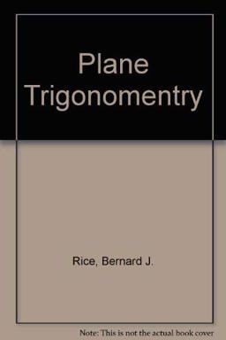 Plane Trigonometry 7th 9780534948252 Front Cover
