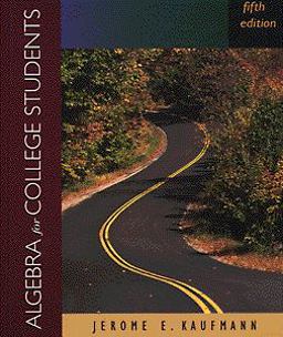 Algebra for College Students