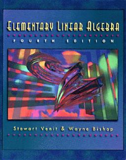 Elementary Linear Algebra 4th 9780534951900 Front Cover