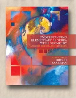 Understanding Elementary Algebra with Geometry A Course for College Students 6th 9780534999728 Front Cover