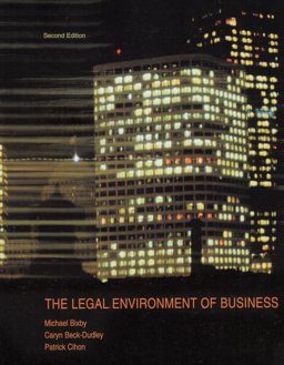 Legal Environment of Business 1st 9780536859822 Front Cover