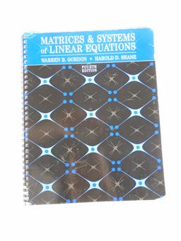 Matrices and Systems of Linear Equations (P)