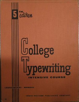 College Typewriting College Typewriting