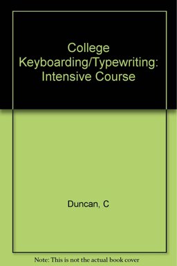College Keyboarding/Typewriting Advanced Course