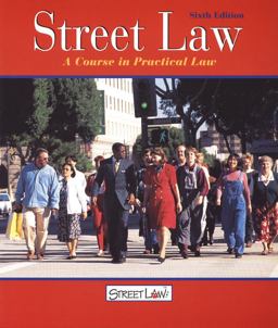 Street Law : A Course in Practical Law 6th 9780538426947 Front Cover