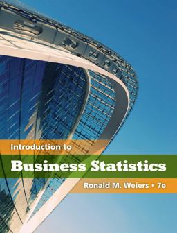Introduction to Business Statistics (Book Only) 7th 9780538452175 Front Cover