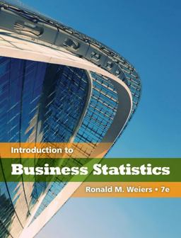 Introduction to Business Statistics (with Premium Website Printed Access Card) 7th 9780538452199 Front Cover