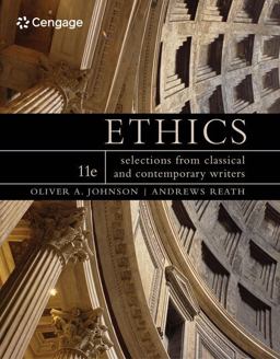 Ethics Selections from Classic and Contemporary Writers 11th 9780538452823 Front Cover