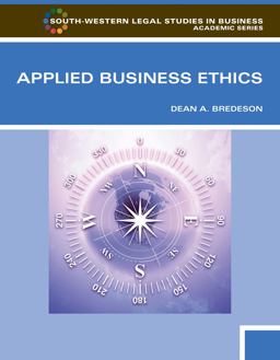 Applied Business Ethics A Skills-Based Approach  9780538453981 Front Cover