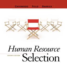 Human Resource Selection 7th 9780538469944 Front Cover