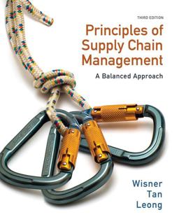Principles of Supply Chain Management A Balanced Approach (with Premium Web Site Printed Access Card) 3rd 9780538475488 Front Cover