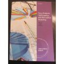 Data Analysis, Optimization, and Simulation Modeling Data Analysis, Optimization, and Simulation Modeling