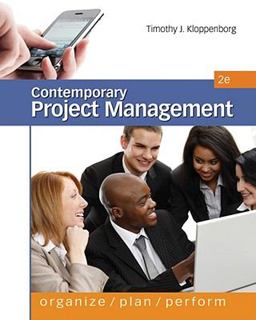 Contemporary Project Management 2nd 9780538477017 Front Cover