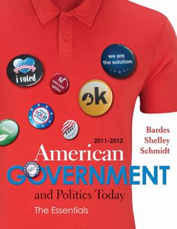 American Government and Politics Today 2011-2012 16th 9780538497190 Front Cover