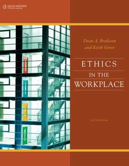 Ethics in the Workplace 3rd 9780538497770 Front Cover