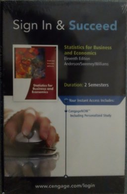CengageNOW 2-Semester Printed Access Card for Anderson/Sweeney/Williams' Statistics for Business and Economics, 11th