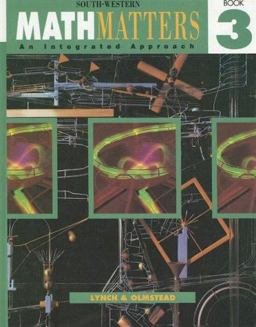 Math Matters, Book 3 : An Integrated Approach 1st 1995 9780538611244 Front Cover