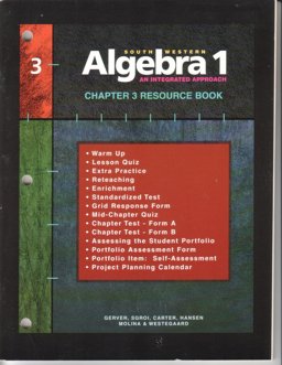Southwestern Algebra 1, Resource Book