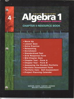 Southwestern Algebra 1, Resource Book