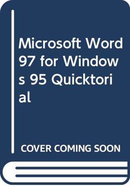 Microsoft Word 97 for Windows 95