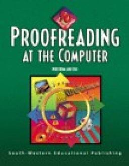 Proofreading at the Computer  9780538689243 Front Cover