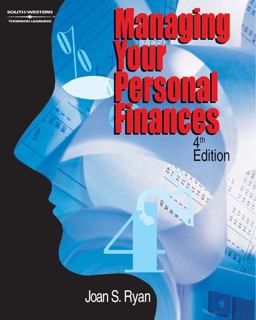 Managing Your Personal Finances 4th 9780538699587 Front Cover