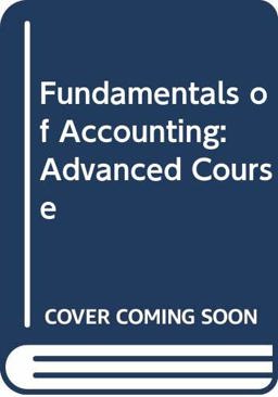 Fundamentals of Accounting, Advanced