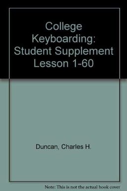College Keyboarding/Typing 1-60