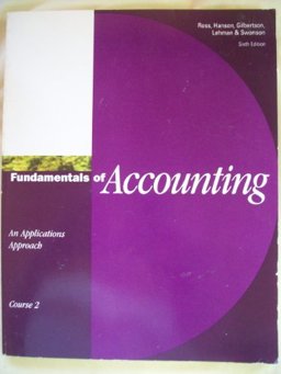 Fundamentals of Accounting - Adult and Continuing Edition