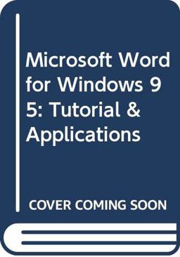 Microsoft Word 7 for Windows 95