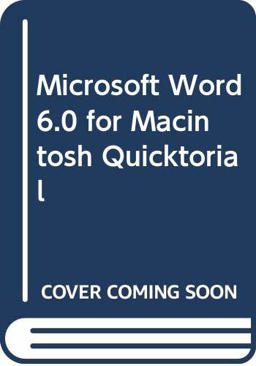Microsoft Word 6.0 for Macintosh