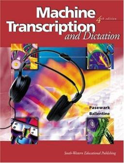 Machine Transcription and Dictation