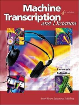 Machine Transcription and Dictation