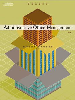 Administrative Office Management, Short Course 13th 9780538727693 Front Cover