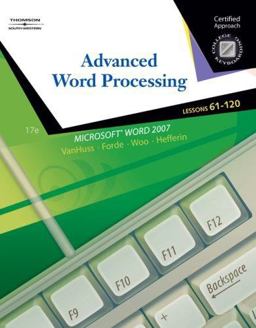 Advanced Word Processsing