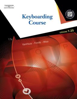Keyboarding Course 17th 9780538731324 Front Cover