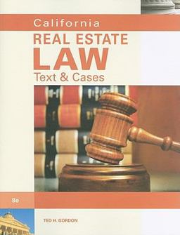 California Real Estate Law Text and Cases 8th 9780538736138 Front Cover