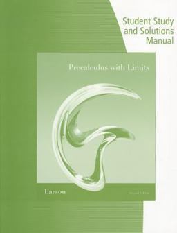Precalculus with Limits 2nd 9780538738637 Front Cover