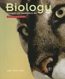 Biology Concepts and Applications Without Physiology 8th 9780538739252 Front Cover