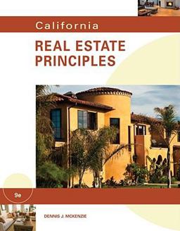 California Real Estate Principles 9th 9780538739658 Front Cover