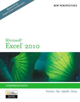 Microsoftï¿½ Officeï¿½ Excel 2010  9780538742917 Front Cover