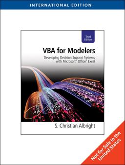 VBA for Modelers