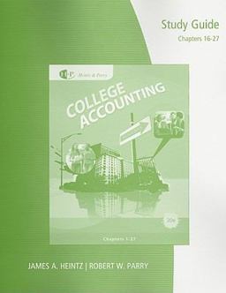 College Accounting, Chapters 16-27